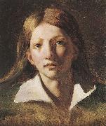 Theodore   Gericault Portrait Study of a Youth Sweden oil painting artist